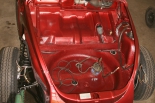 VW Käfer 1303 Cabrio, Baujahr 1972 // Kofferraum von oben
