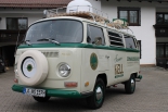 VW Bus T2 der Schlossbrauerei Hohenthann // Frontansicht Fahrerseite