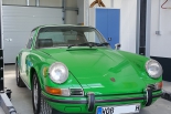 Porsche 911 Ölklappe // Auslieferung, Frontansicht