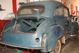 Opel Olympia 1,5 Liter, Baujahr 1952 // Blick in den Kofferraum